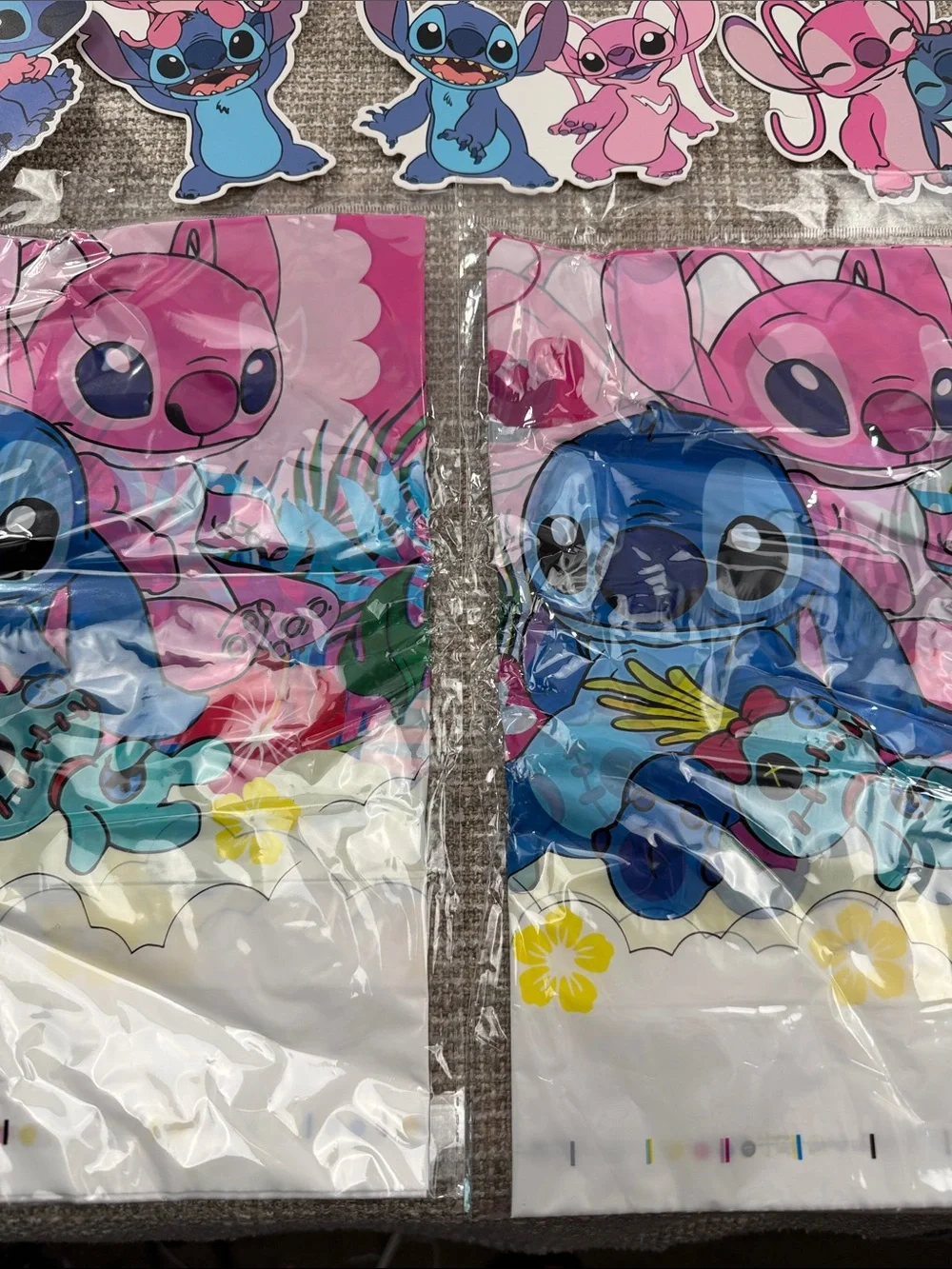 Disney Lilo & Stitch Pink and Blue Party Banner and Decorations
